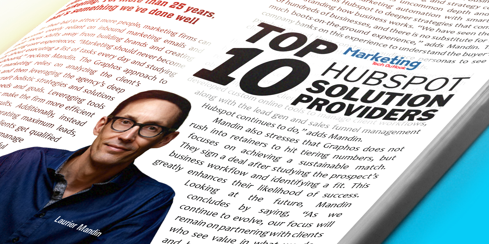 We’re a Marketing Tech Outlook Top 10 Hubspot Provider!